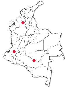 Mapa sedes